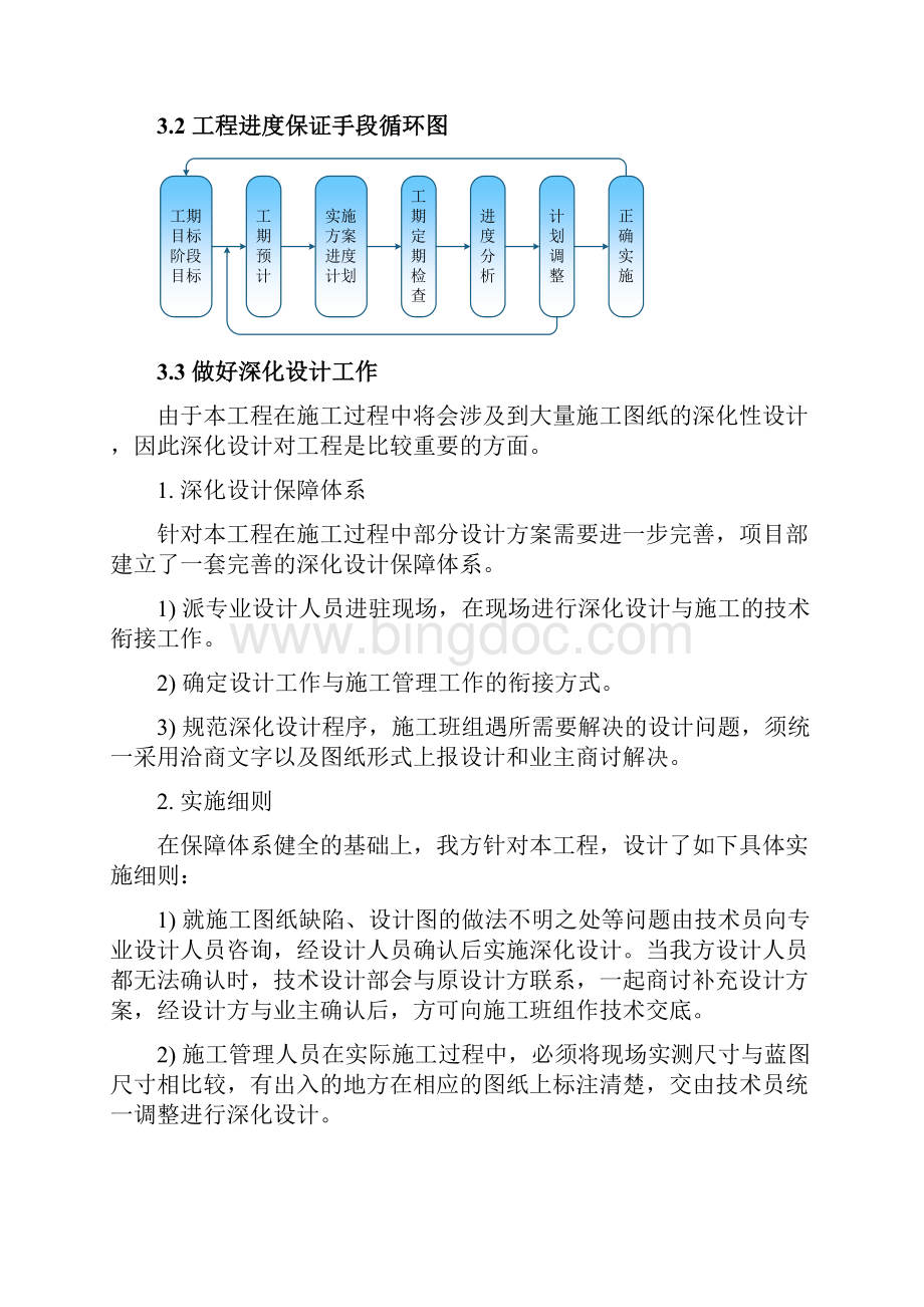 03工程施工总进度包括工程施工进度计划横道图网络图及保证措施.docx_第3页