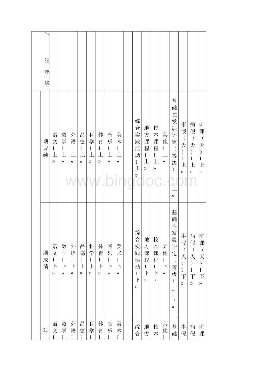 学生学籍卡片实用实用模板.docx_第3页