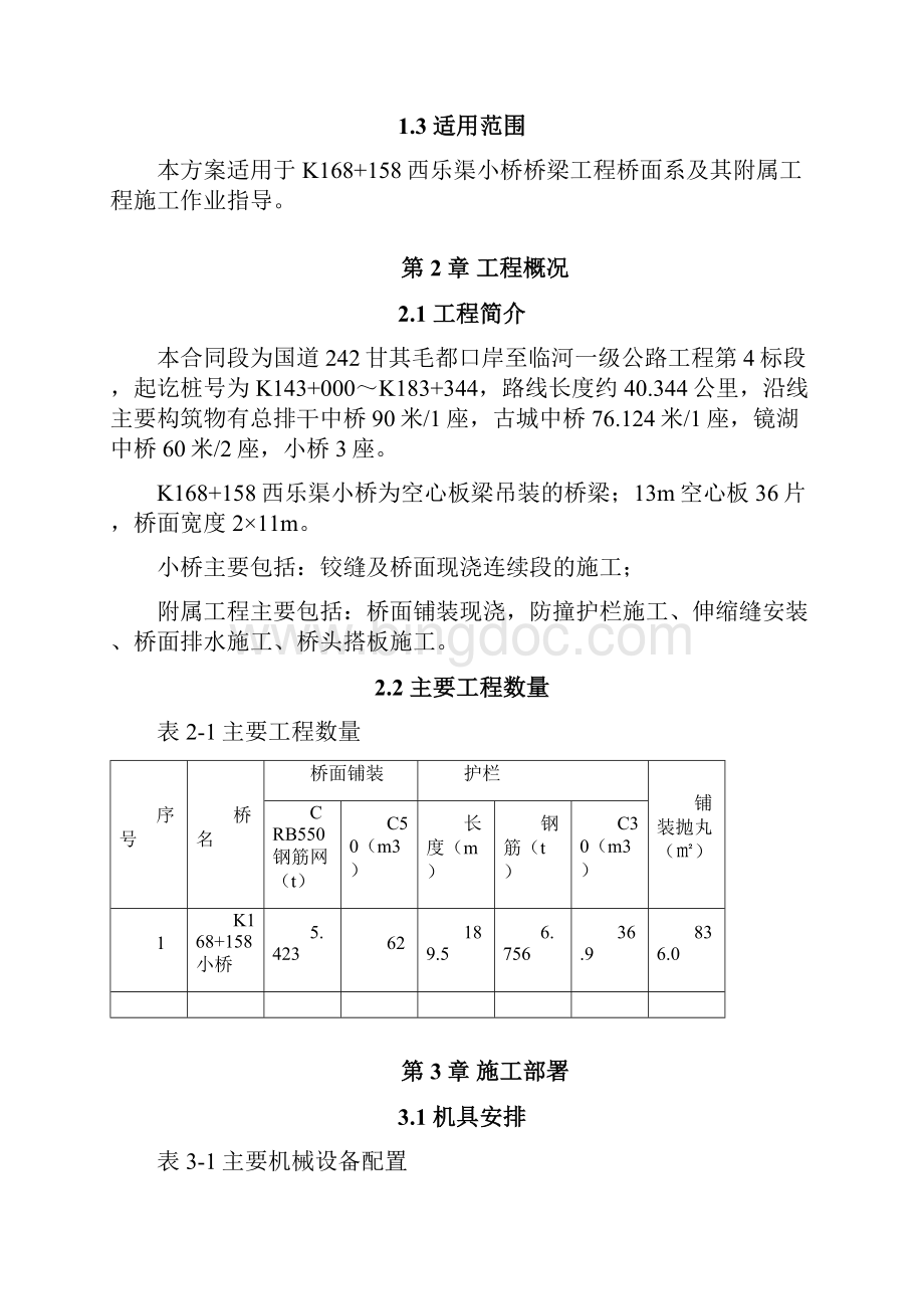 桥面系及附属工程施工方案.docx_第2页