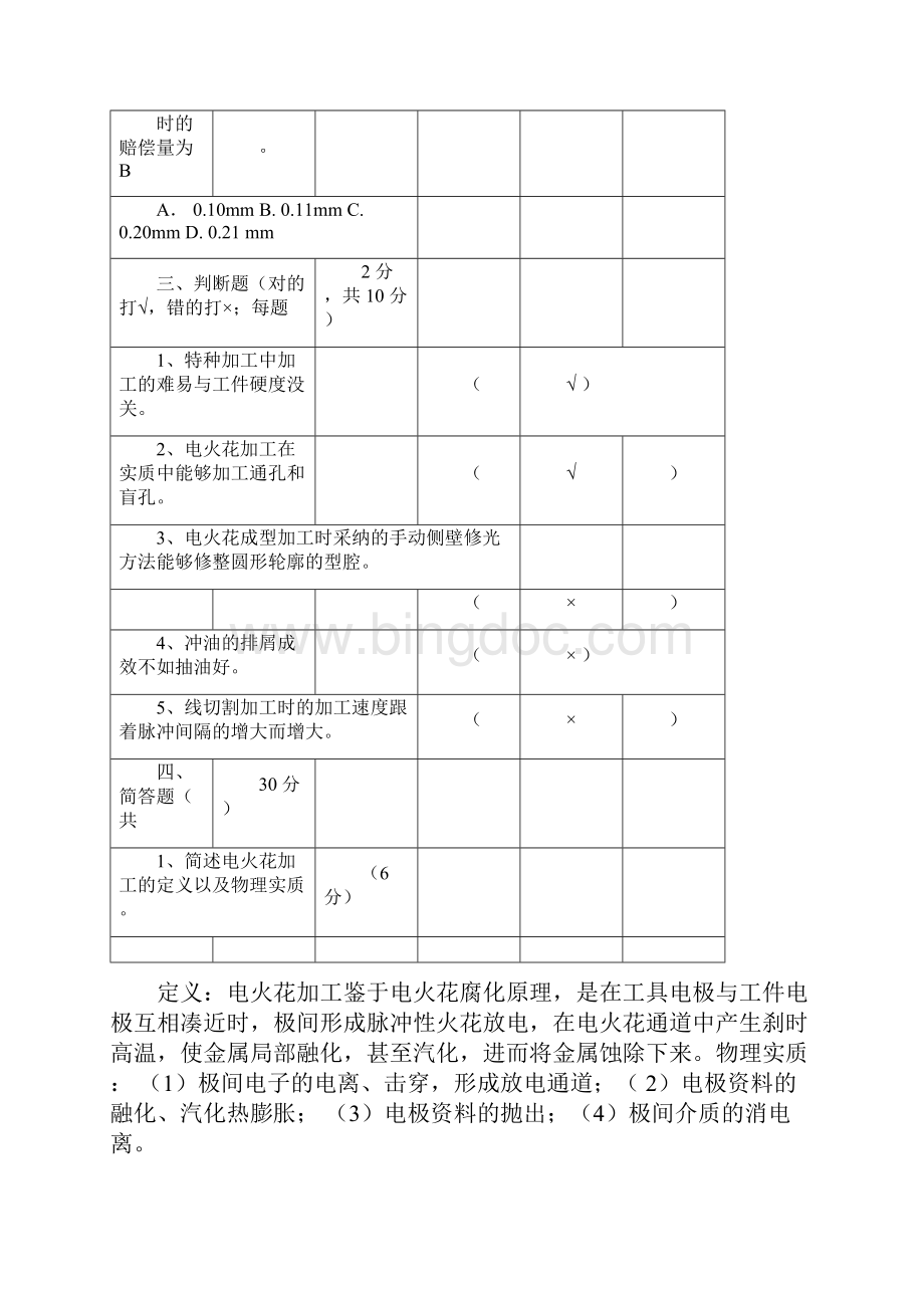 数控特种加工考试题目及问题详解.docx_第3页