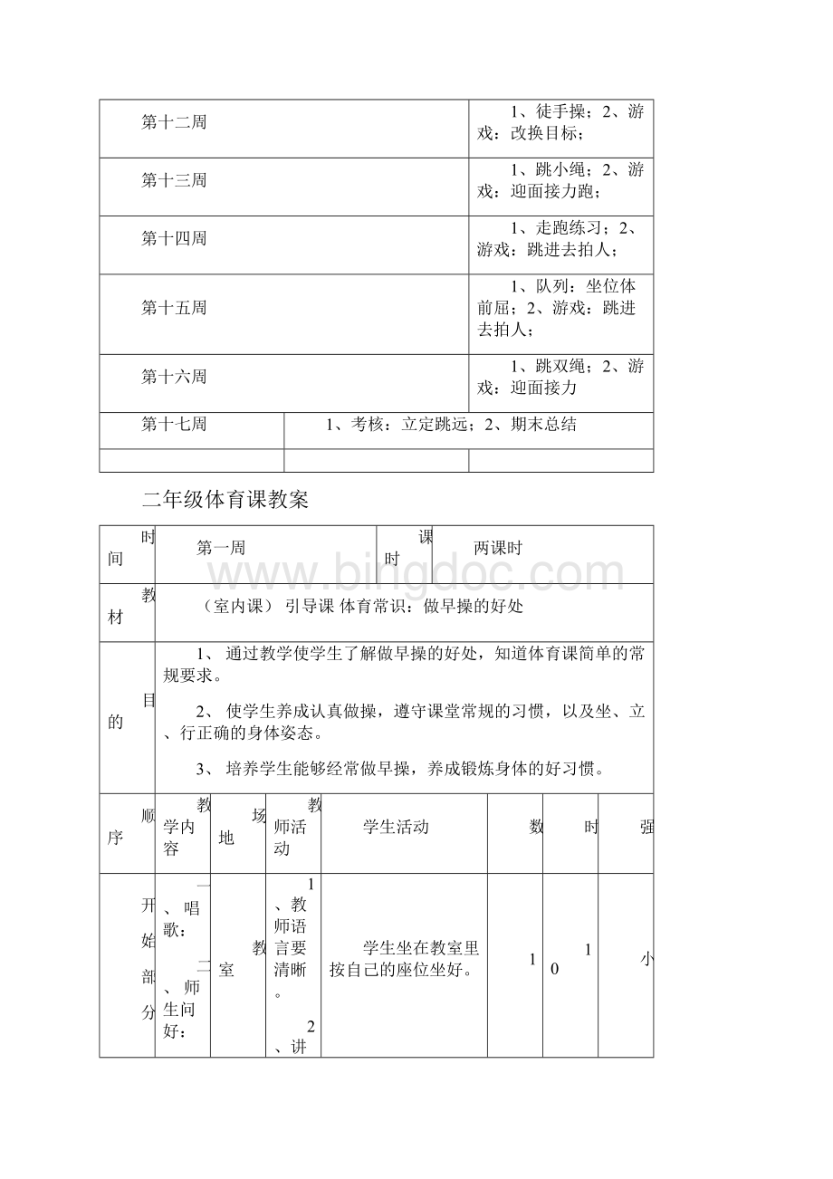 小学二年级体育教案12.docx_第2页