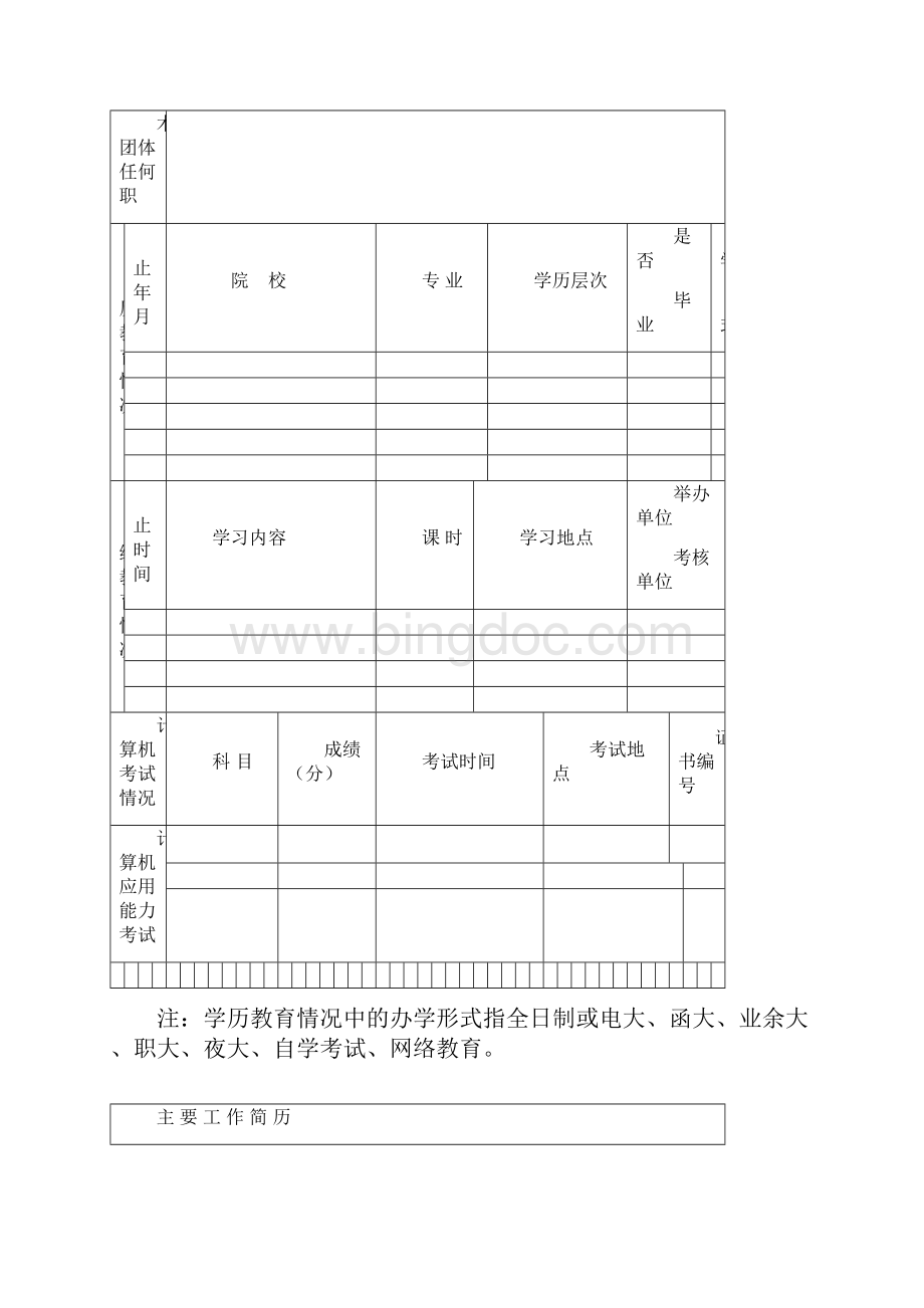 1广东省教师专业技术资格申报表基础教育系统.docx_第3页