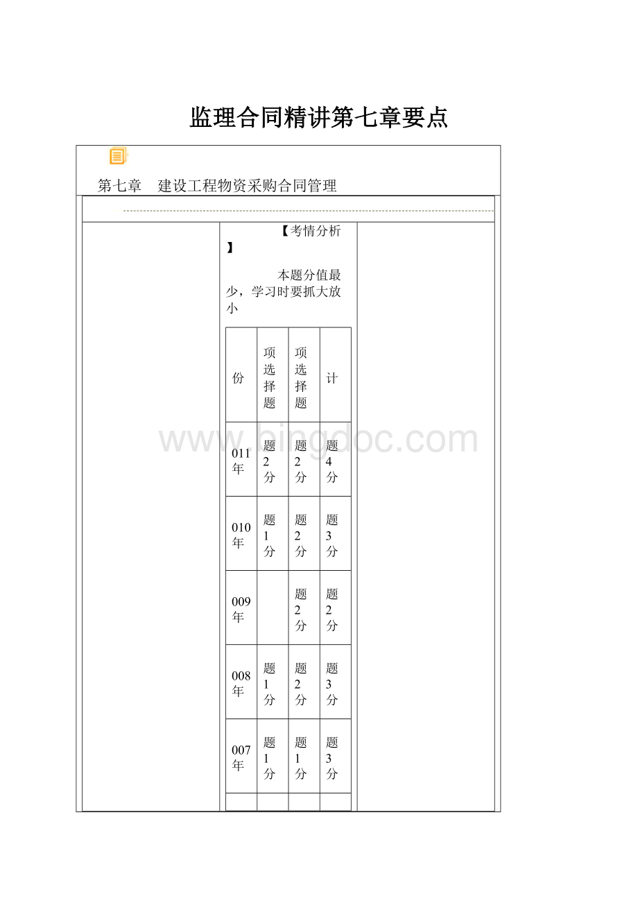 监理合同精讲第七章要点.docx_第1页