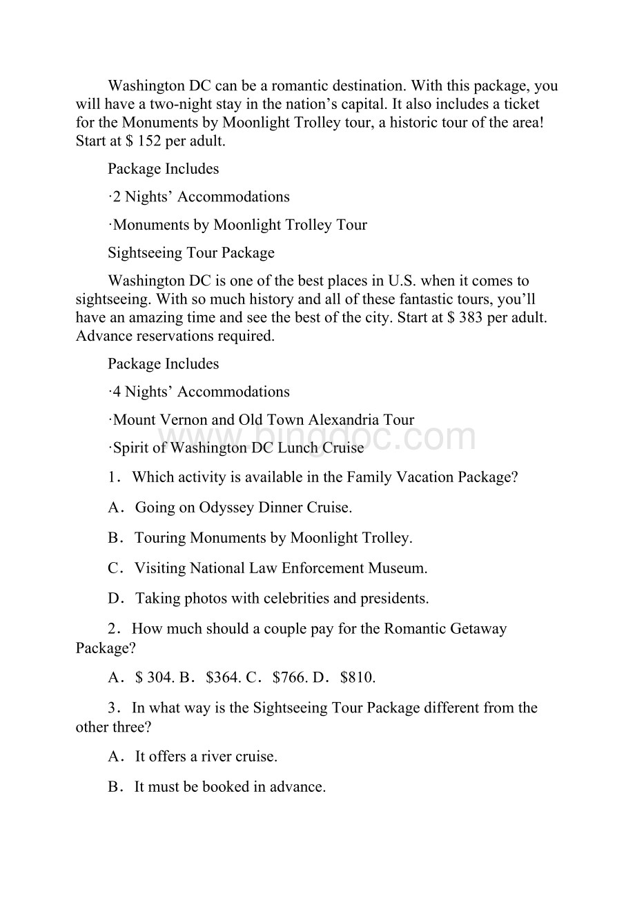 Washington DC Vacation Packages.docx_第2页