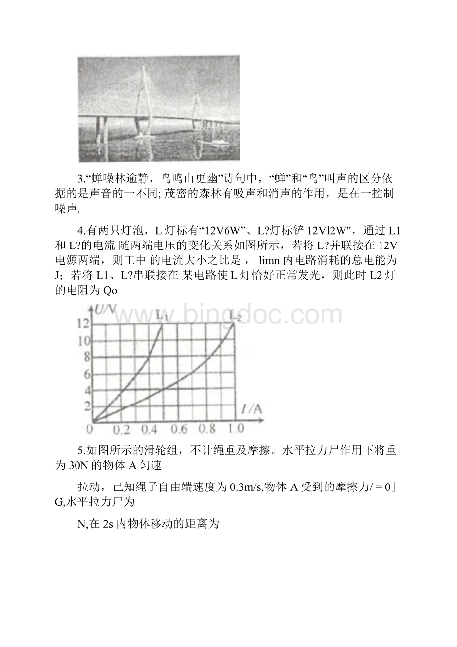 河南省洛阳市中考一模物理试题.docx_第2页