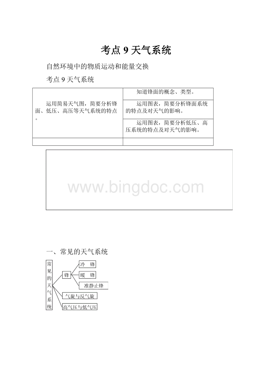 考点9 天气系统.docx_第1页