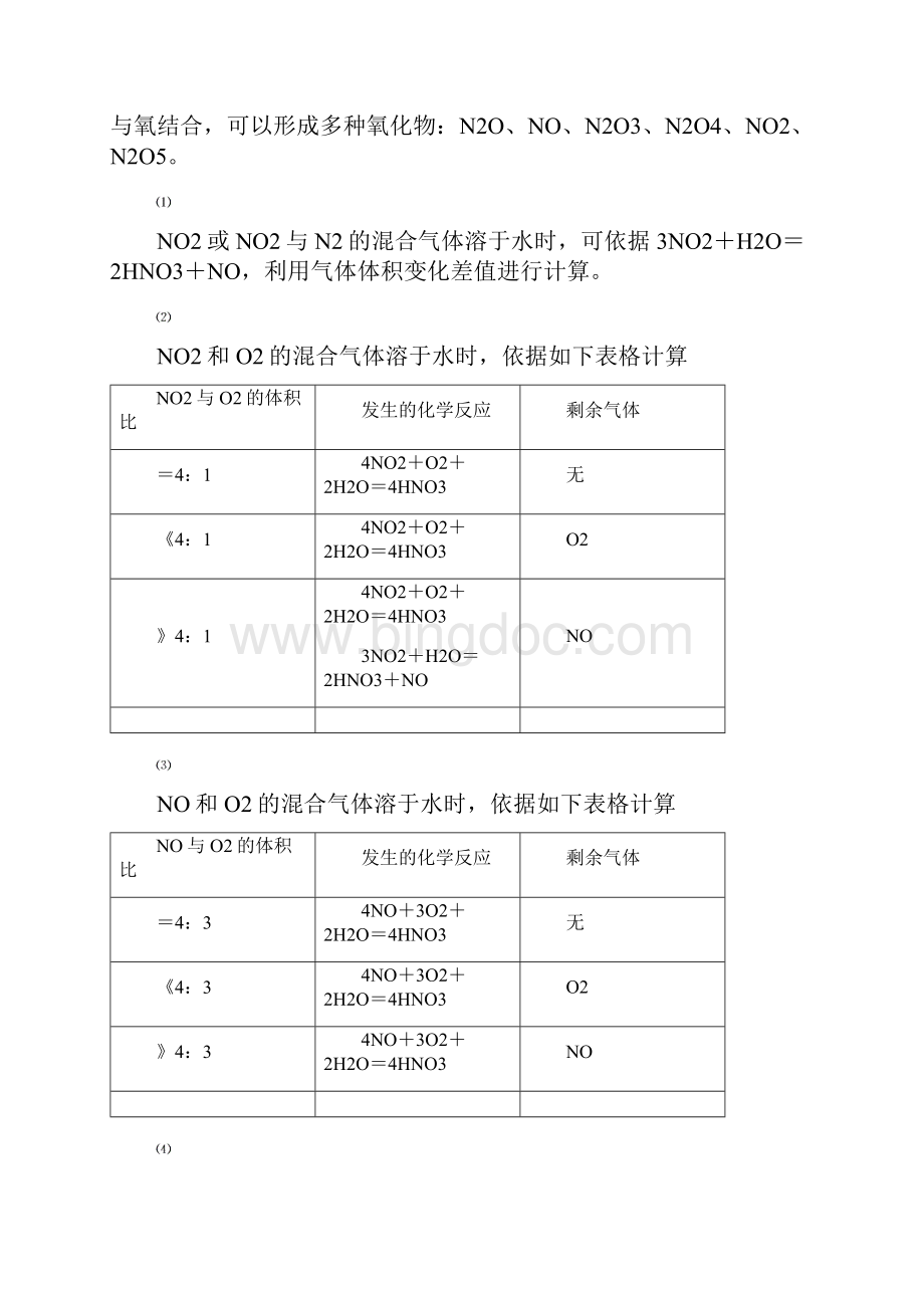 高考化学二轮精品教学案44氮及其重要化合物.docx_第2页