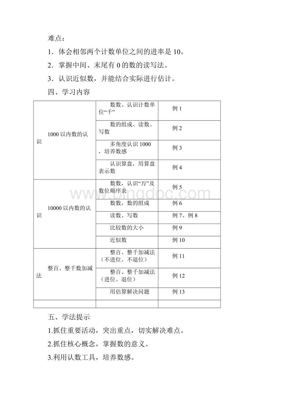 万以内数的认识优秀教案教学内容.docx_第2页