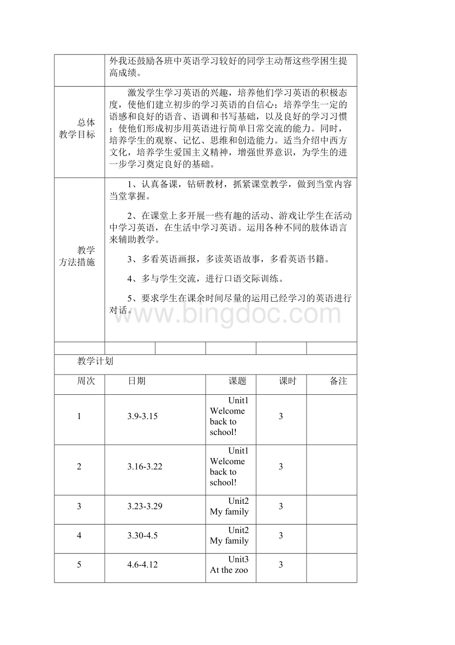 学年度新版PEP人教版小学英语三年级英语下册全套精品教案.docx_第3页