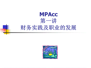 财务实践及职业的发展（PPT 20）.pptx