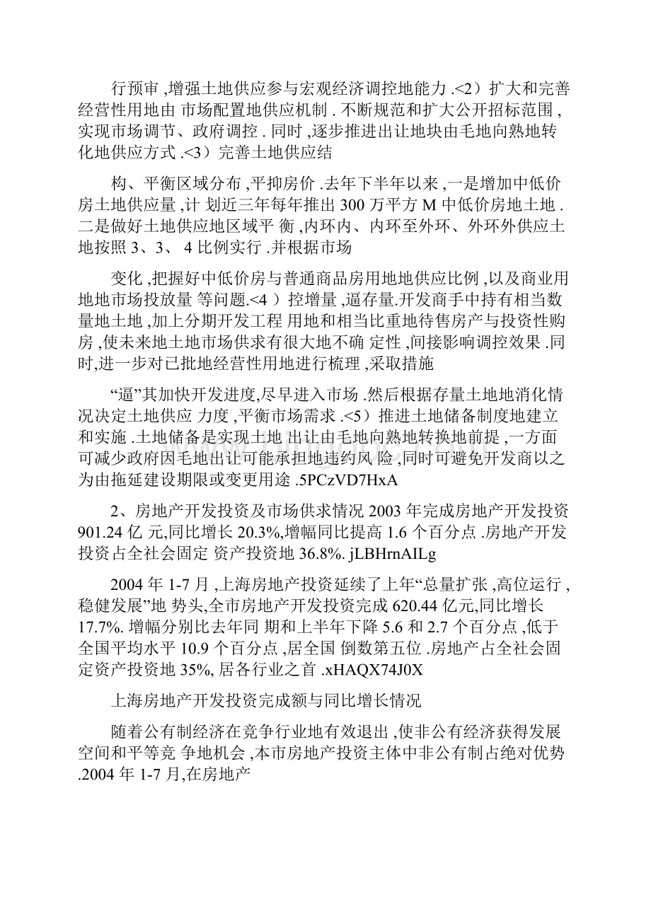 上海房地产场形势调研报告.docx_第2页