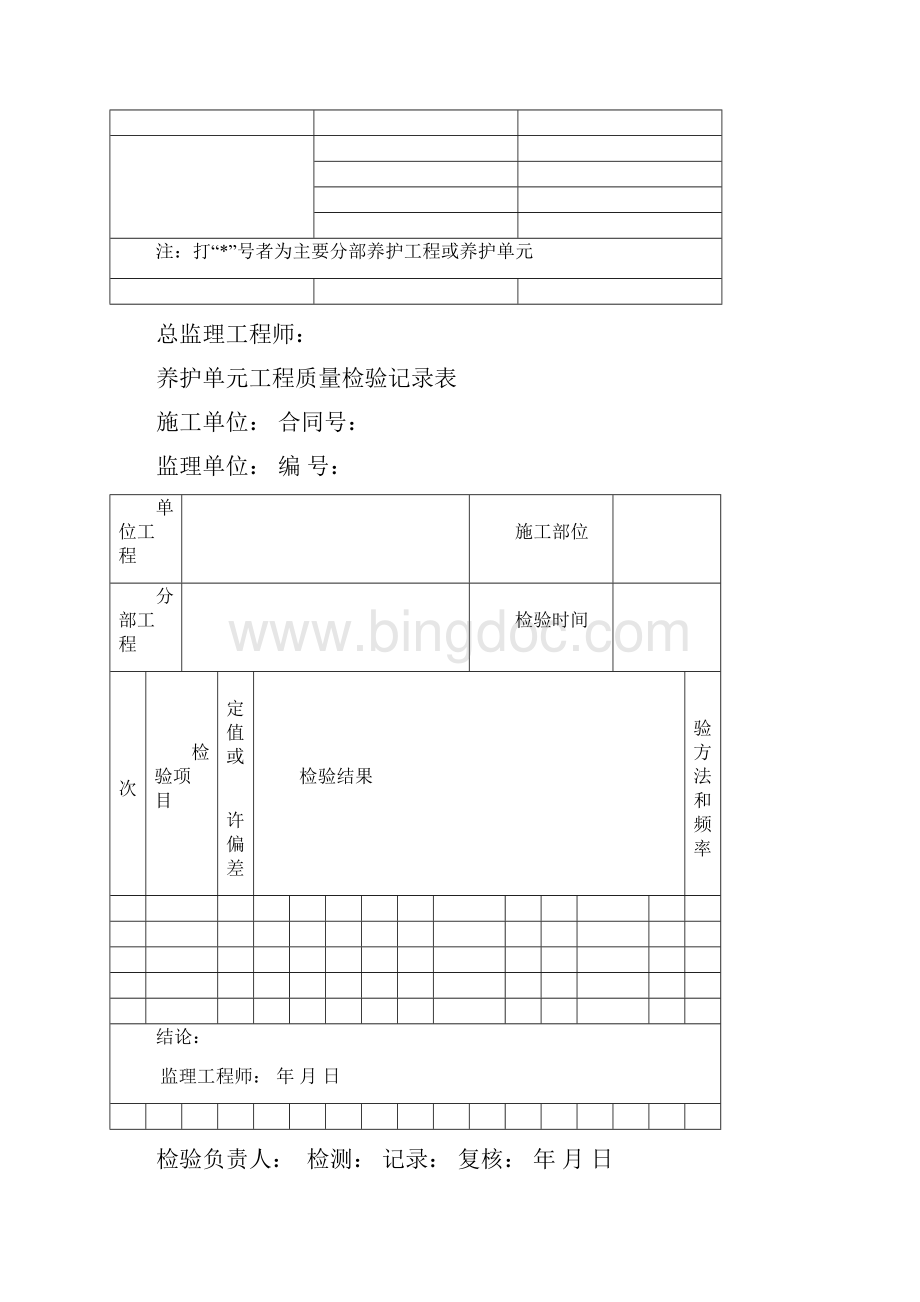 公路养护工程项目划分表DOC 51页.docx_第2页