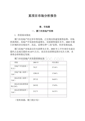 某项目市场分析报告.docx