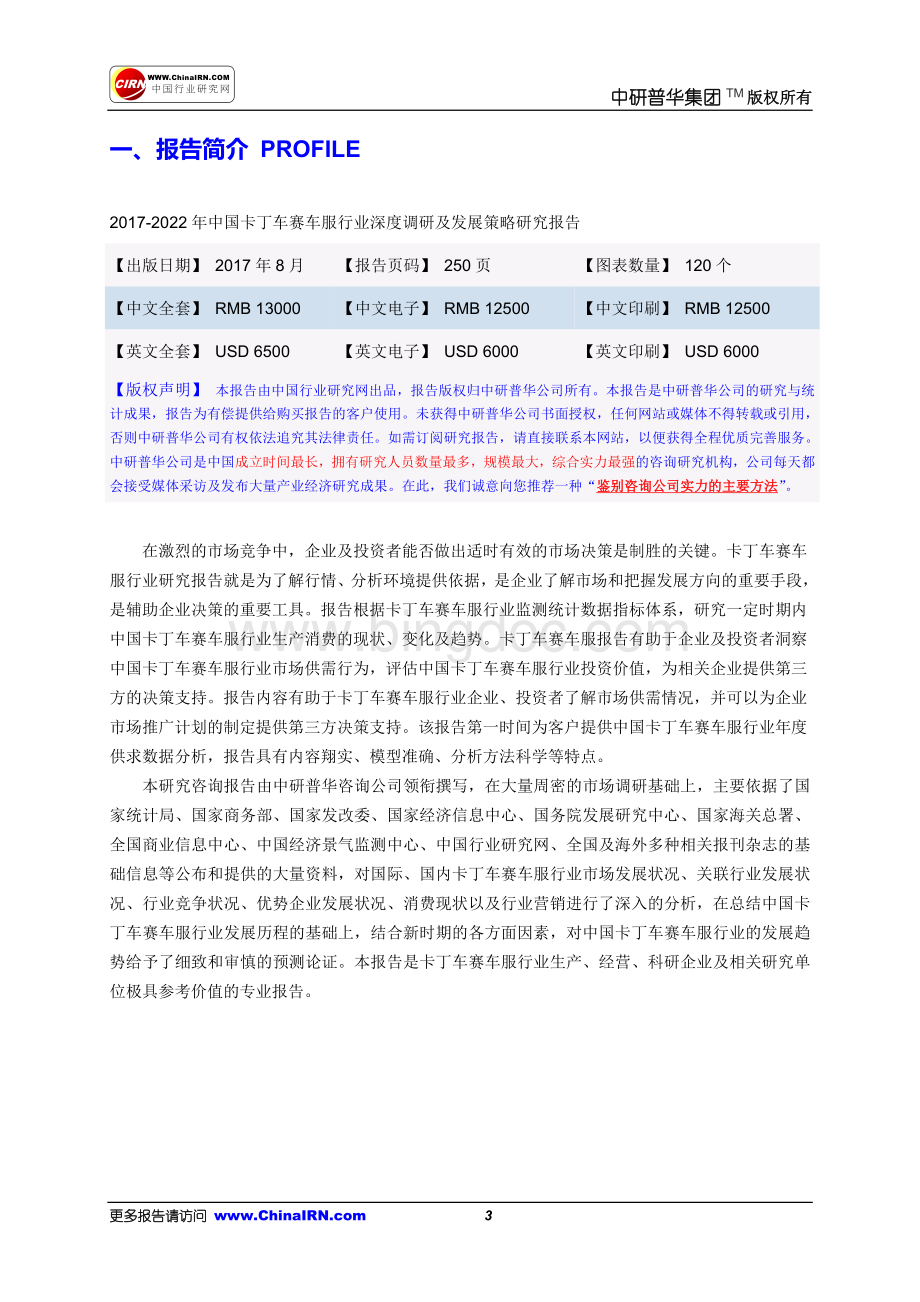 中国卡丁车赛车服行业深调研及发展策略研究报告目录.doc_第3页