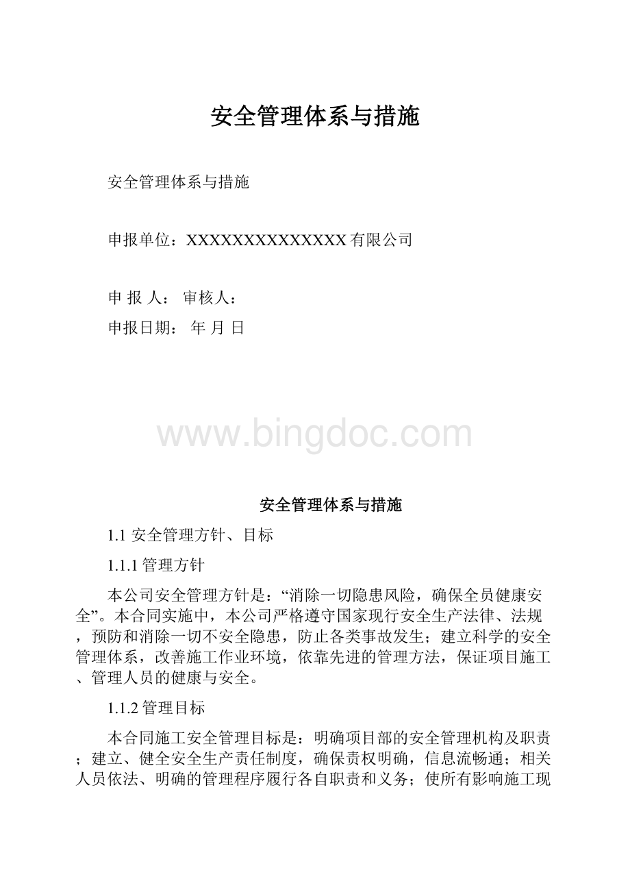 安全管理体系与措施.docx