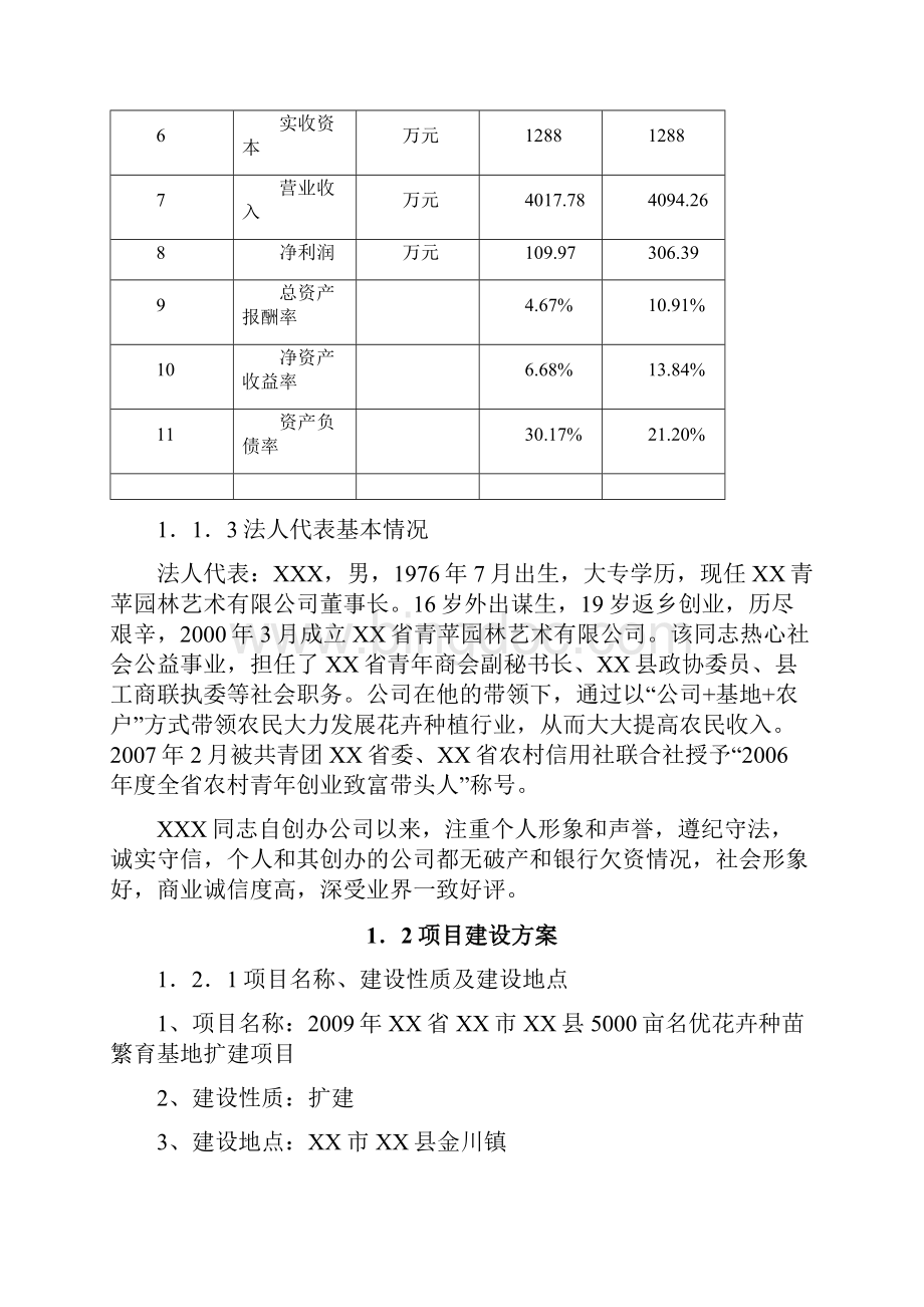 5000亩名优花卉种苗繁育基地扩建项目的可行性研究报告.docx_第3页