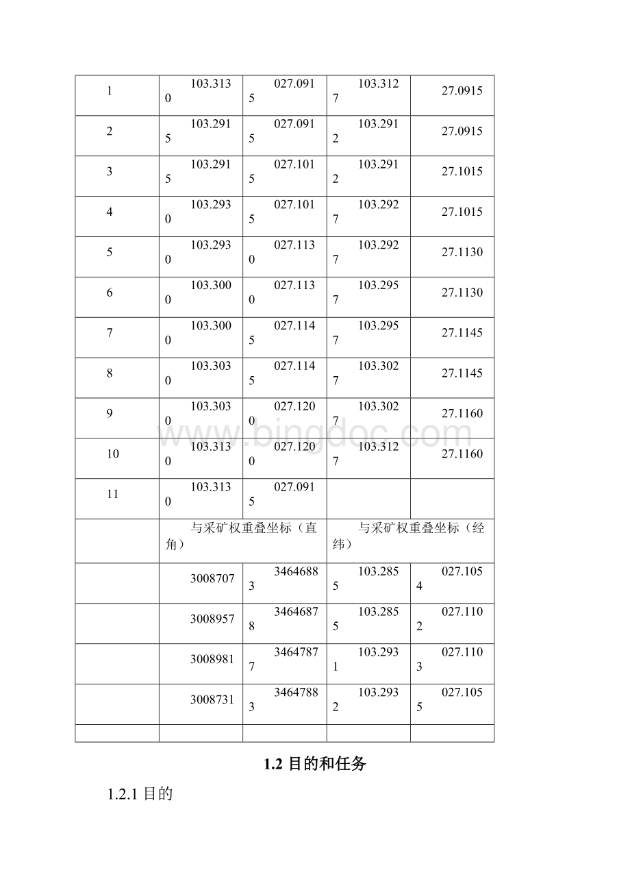 云南省XX县XX铁矿详查实施方案 精品.docx_第3页