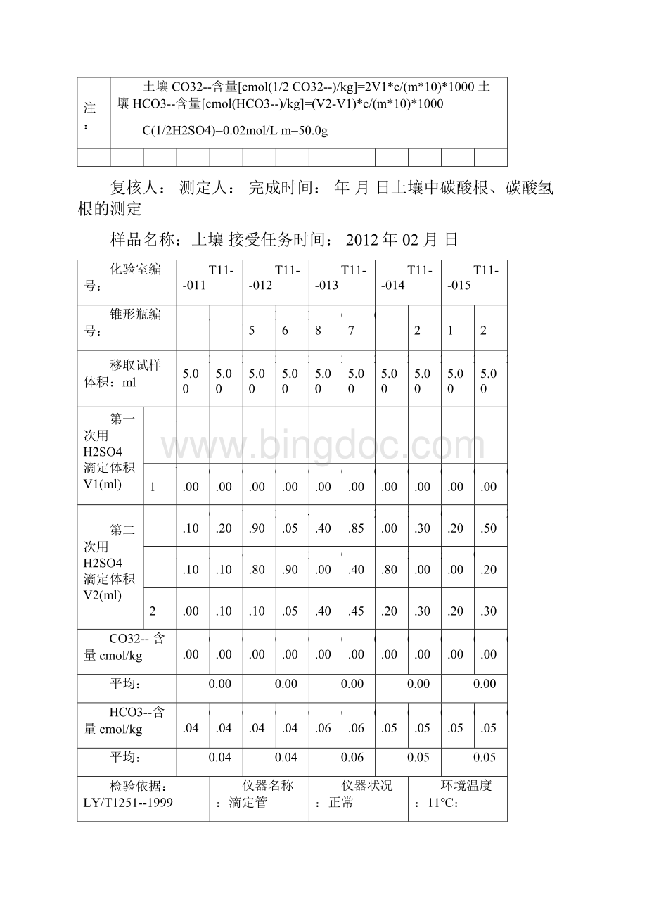 土壤中碳酸根碳酸氢根的测定.docx_第3页