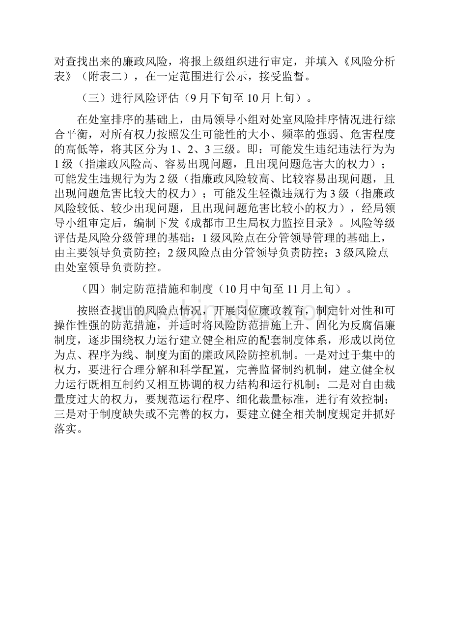 四川省卫生厅关于开展行政权力运行监控机制建设实施方案.docx_第3页