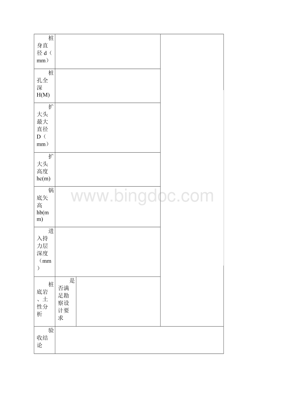 人工挖孔桩验收记录表1.docx_第3页