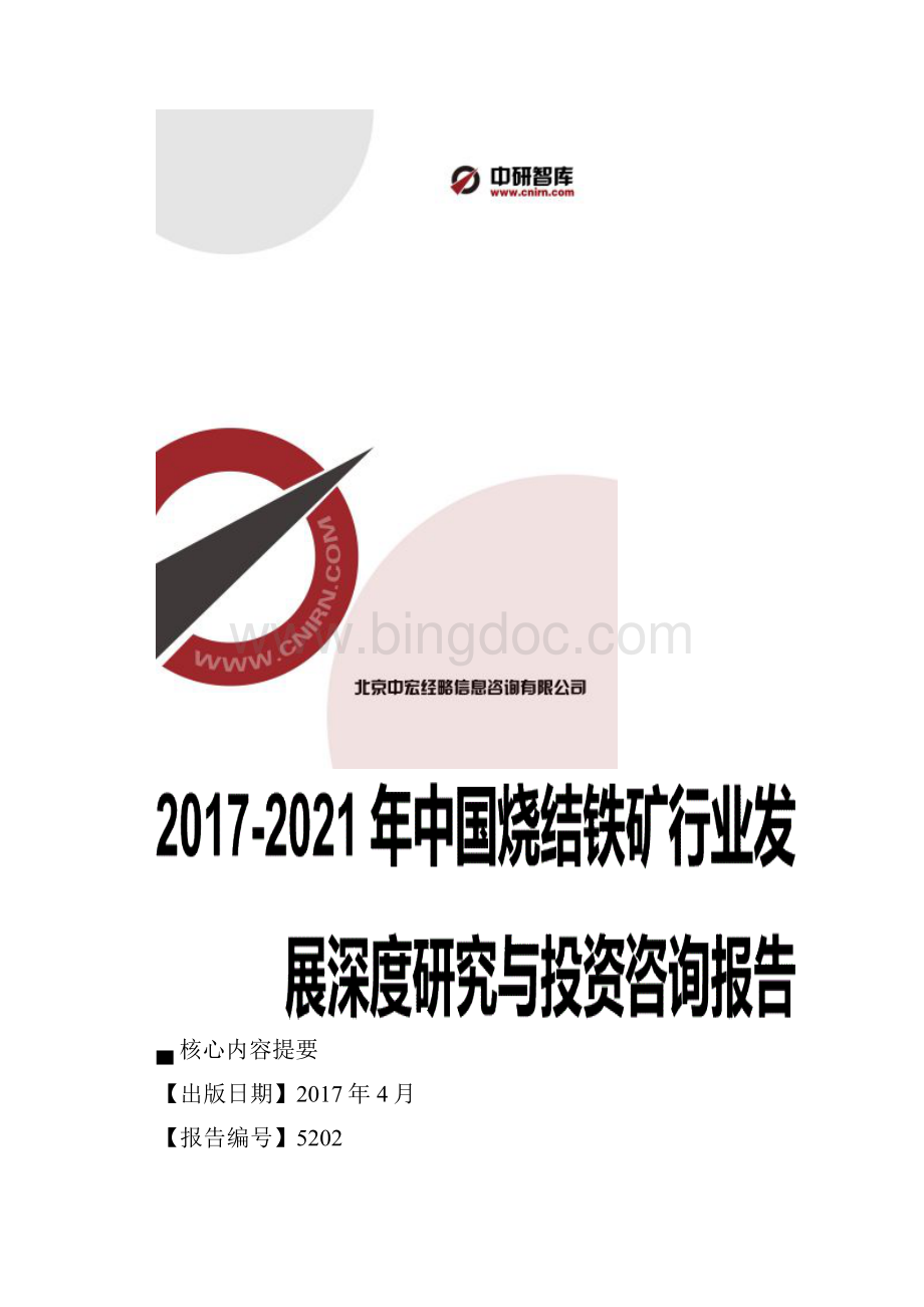 中国烧结铁矿行业发展深度研究与投资战略规划报告.docx_第2页