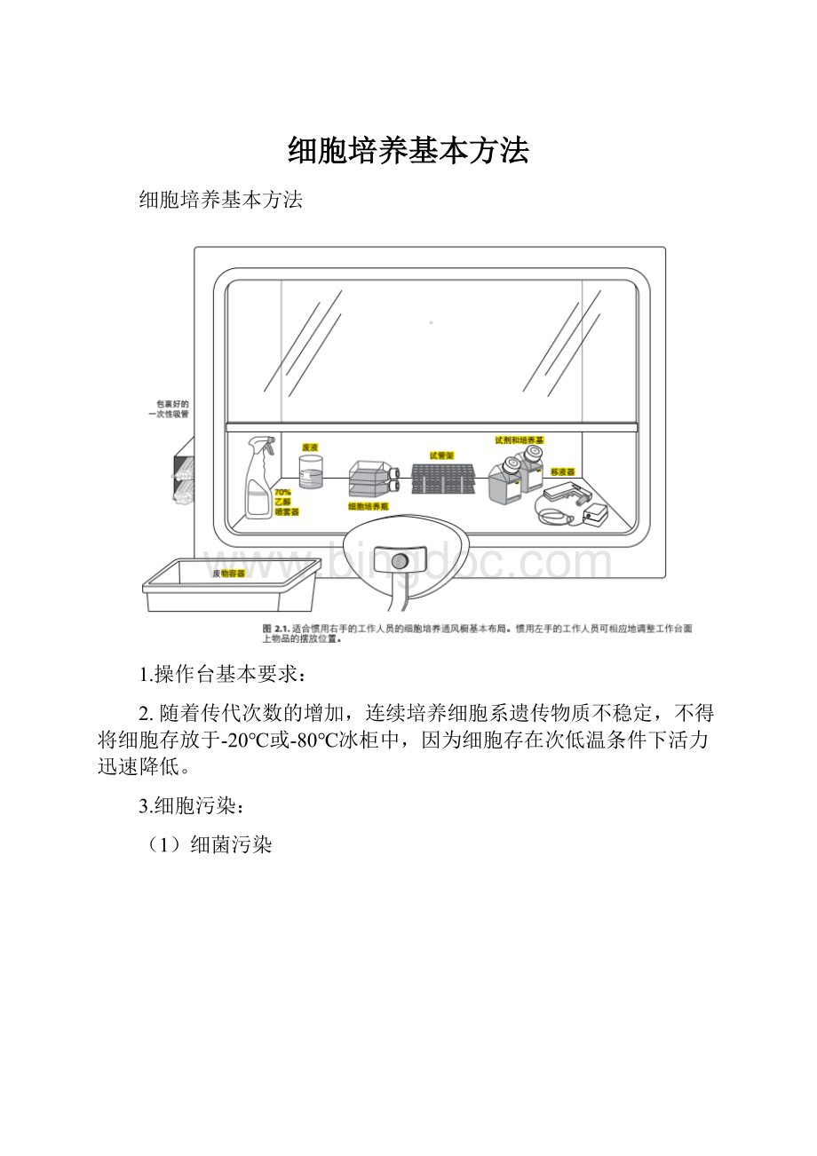 细胞培养基本方法.docx_第1页