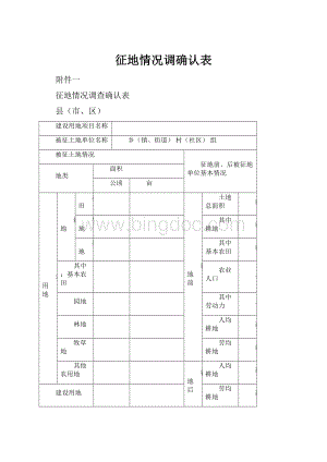 征地情况调确认表.docx