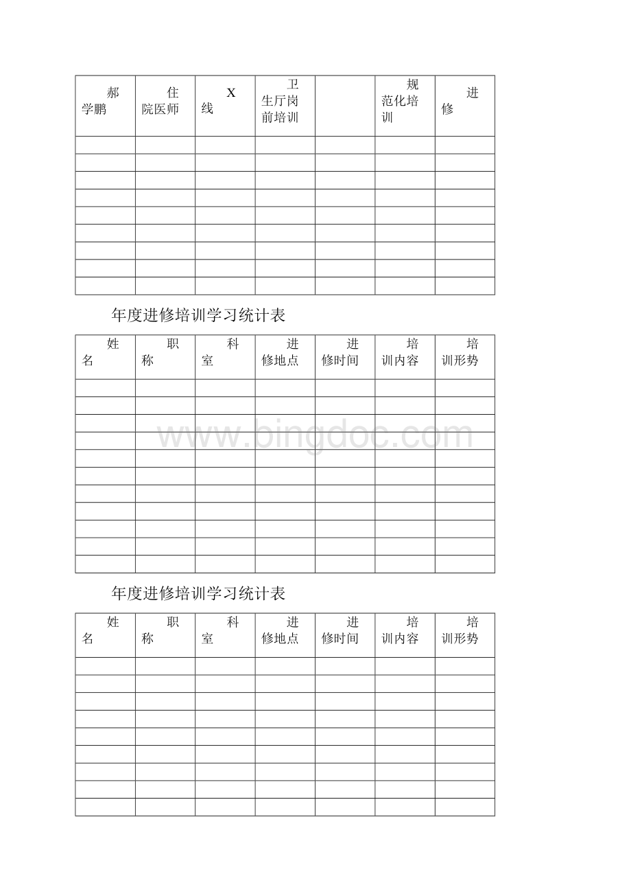 进修培训学习统计.docx_第3页