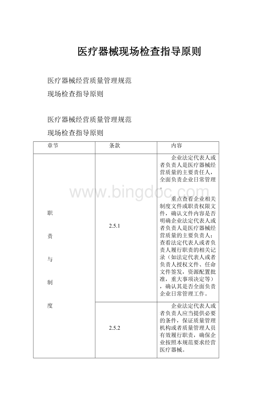 医疗器械现场检查指导原则.docx_第1页