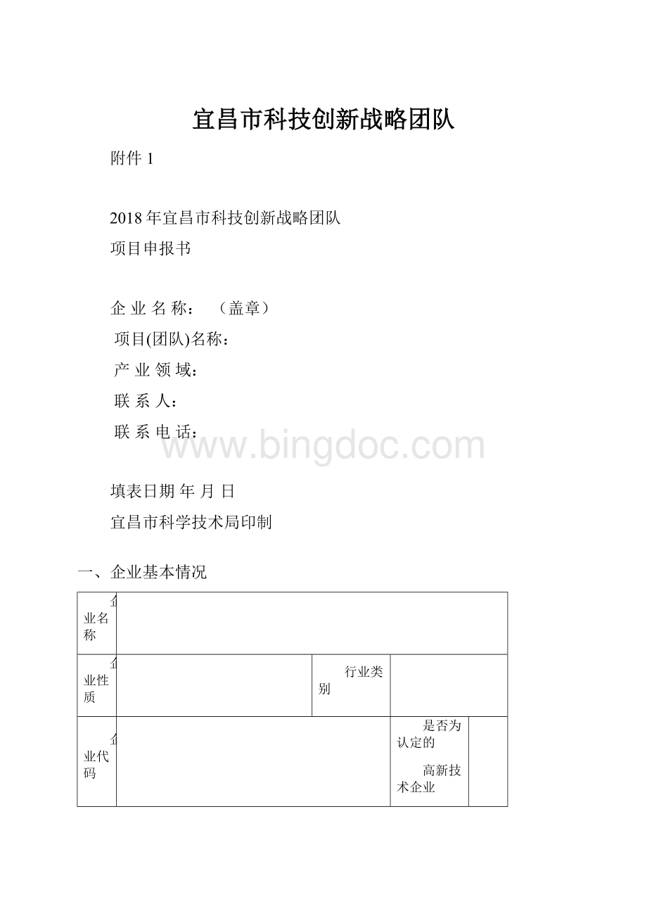 宜昌市科技创新战略团队.docx