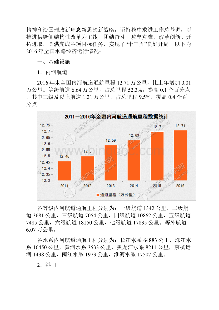 中国水路经济运行情况分析报告.docx_第2页