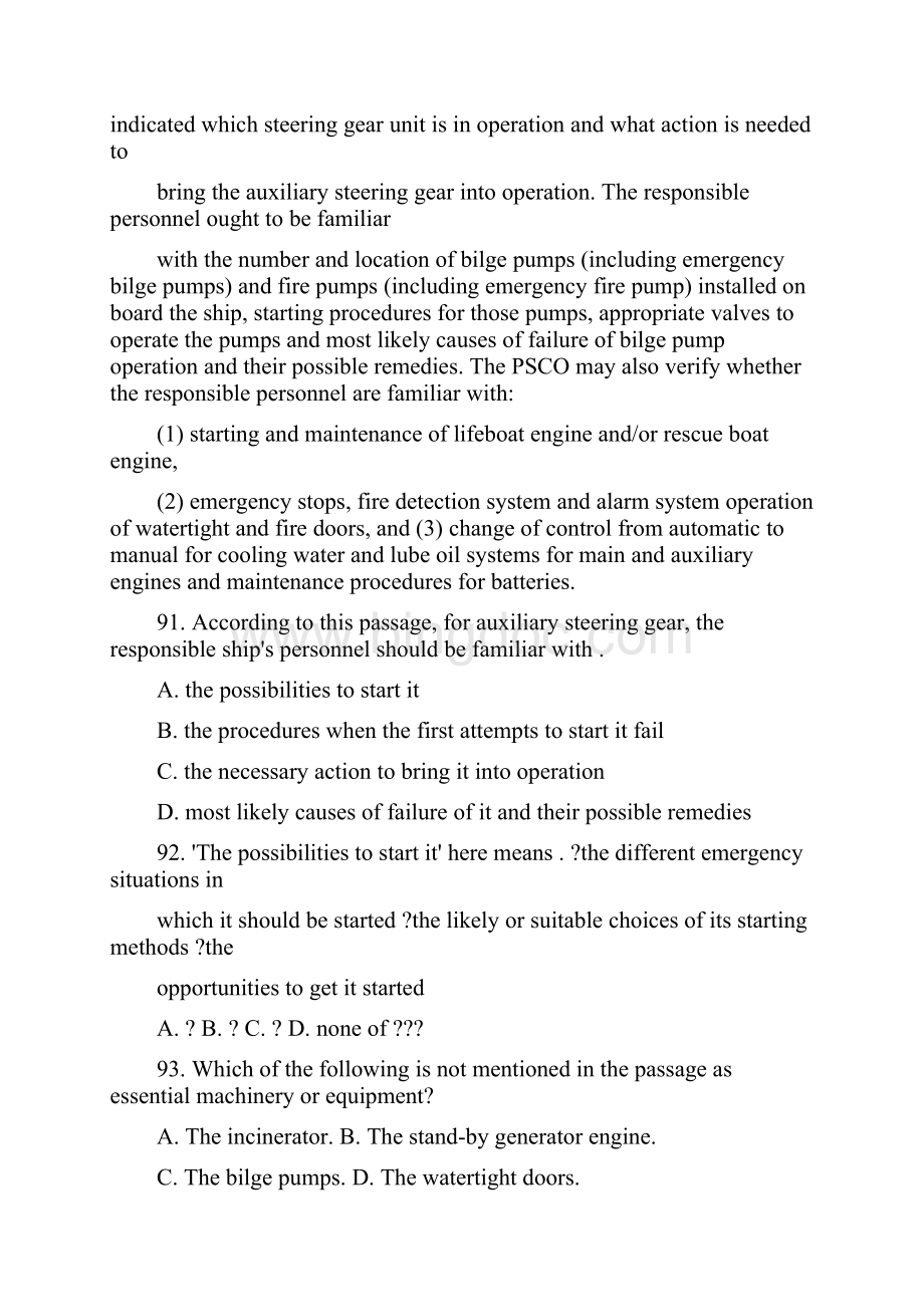 轮机长英语11规则管理级轮机英语教材中关联题13篇.docx_第3页