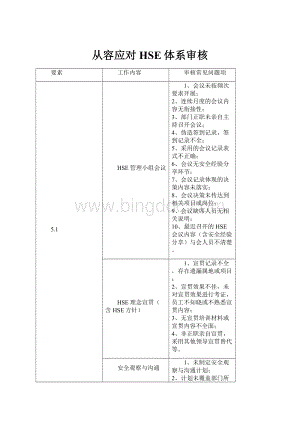 从容应对HSE体系审核.docx