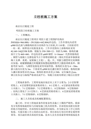 立柱桩施工方案.docx