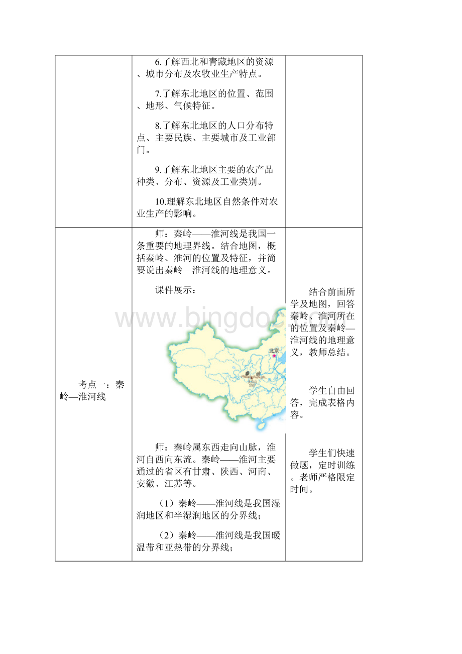 八年级地理下册期中复习教案新版湘教版.docx_第3页