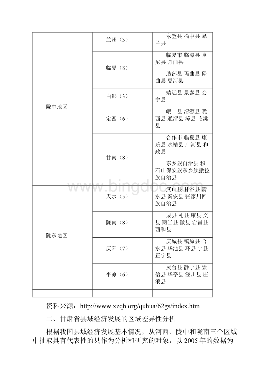 甘肃省县域经济发展的区域分析.docx_第3页