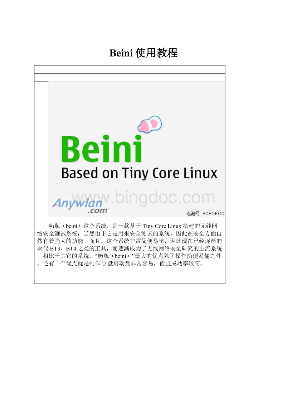 Beini使用教程.docx_第1页