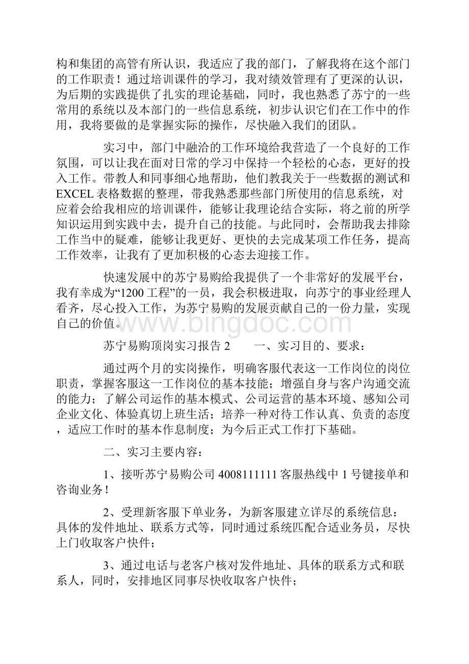 苏宁易购顶岗实习报告.docx_第3页