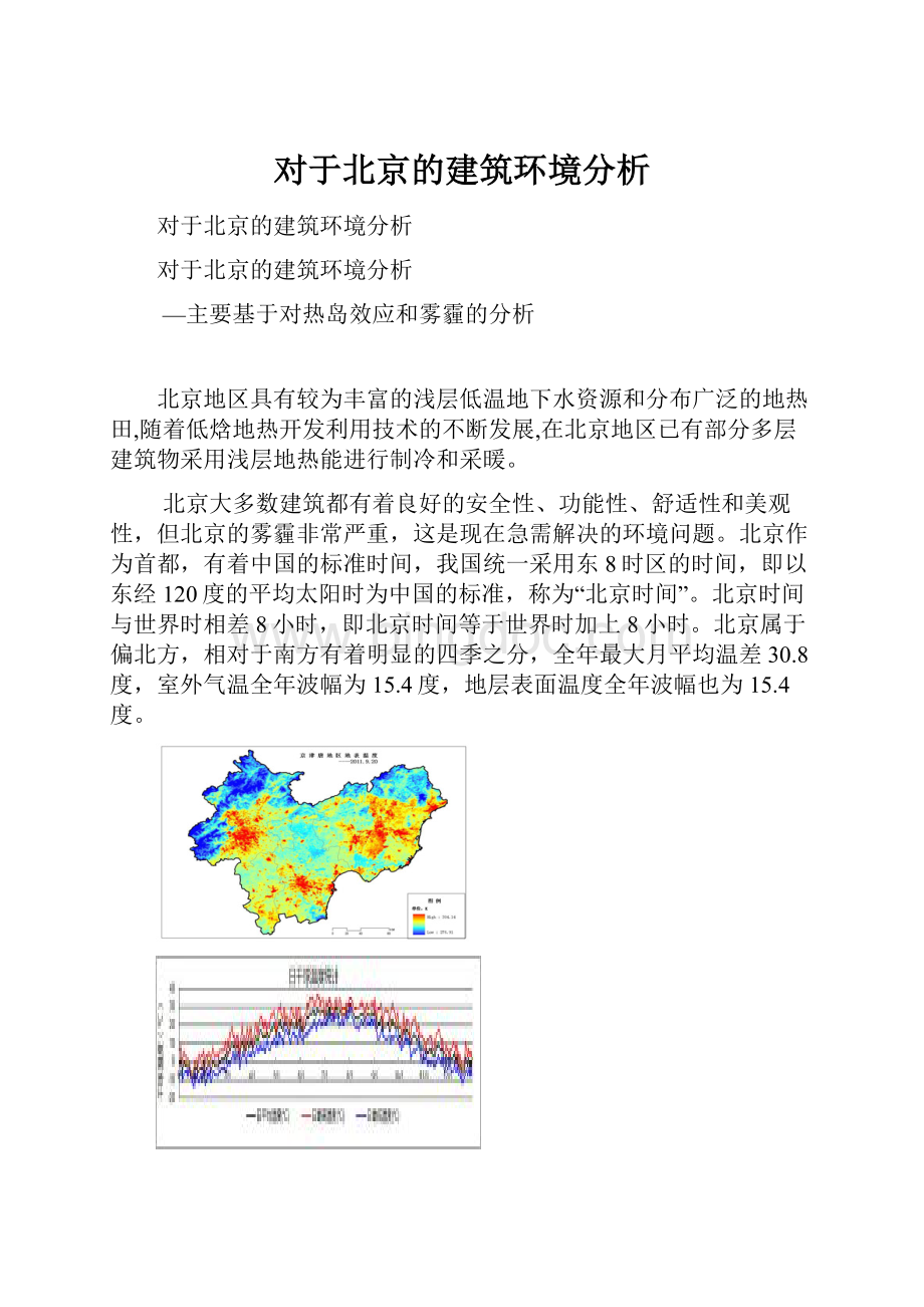 对于北京的建筑环境分析.docx