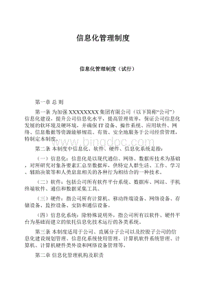 信息化管理制度.docx