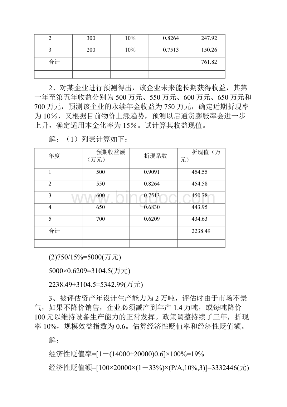 资产评估期末复习重点doc 13页.docx_第2页