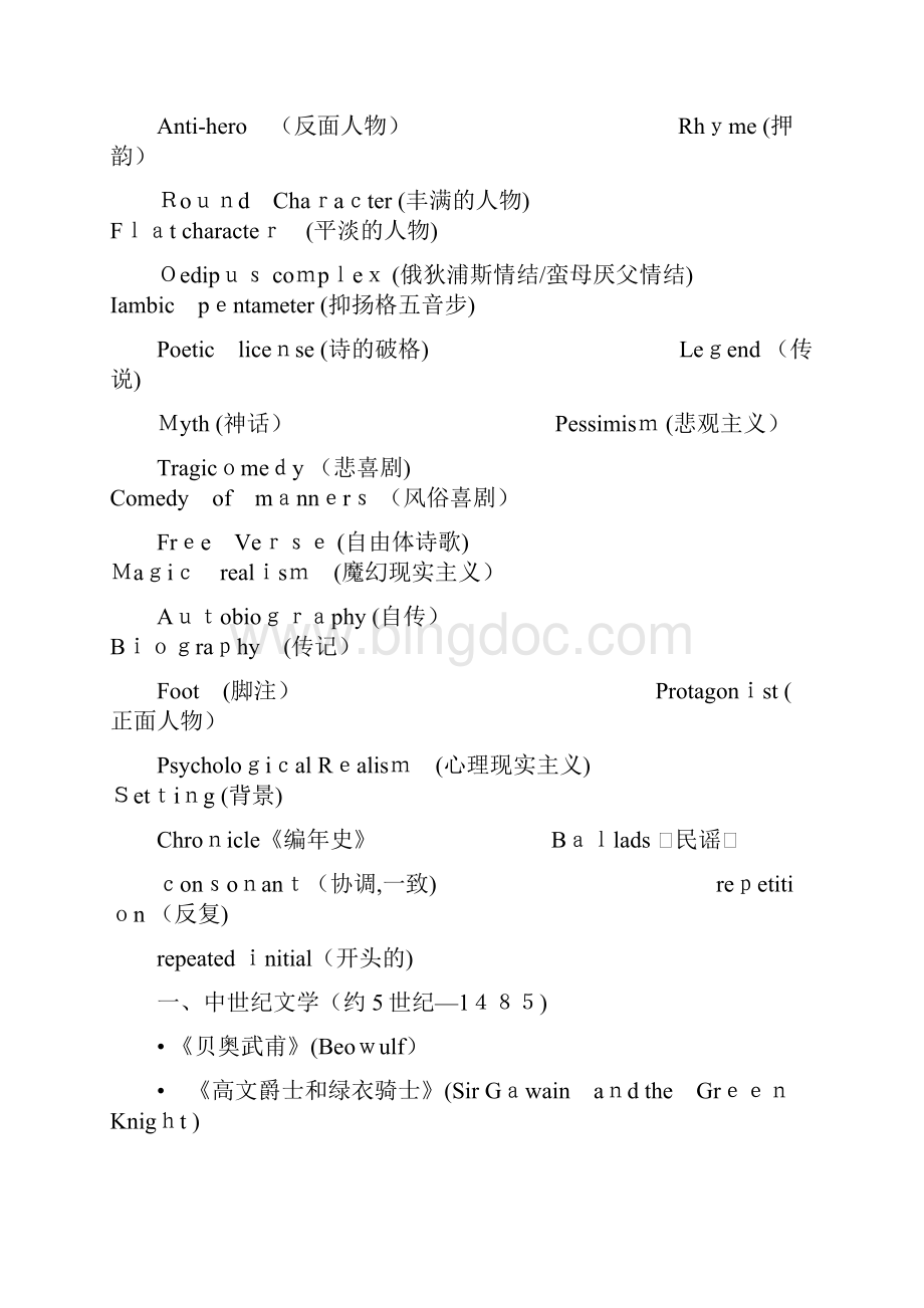 英国文学简史期末考试资料.docx_第3页