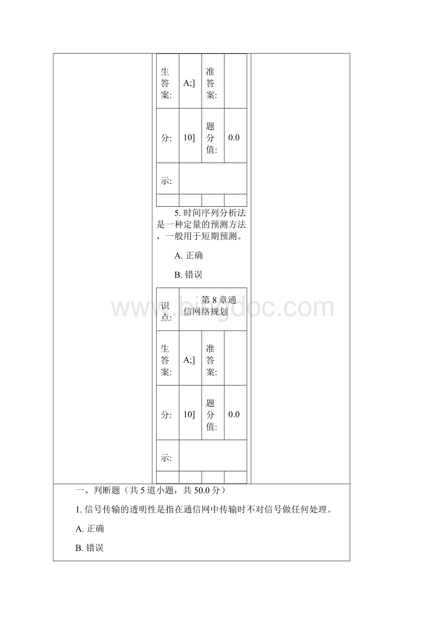 现代通信网阶段作业及详解.docx_第3页