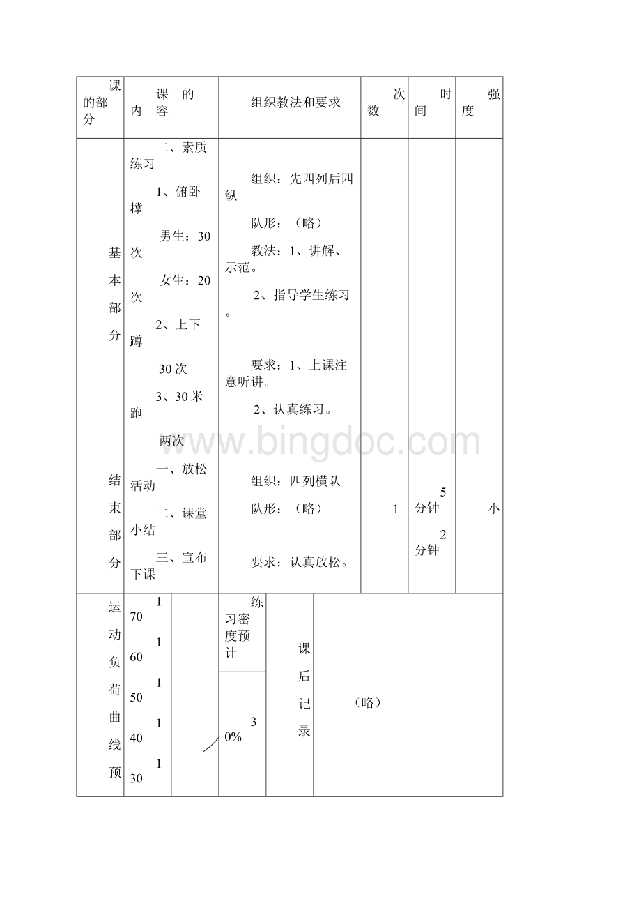 最新七八年级体育课教案.docx_第3页