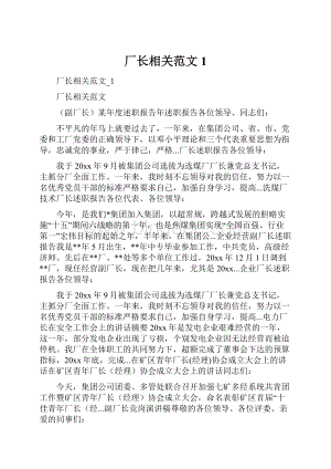 厂长相关范文1.docx