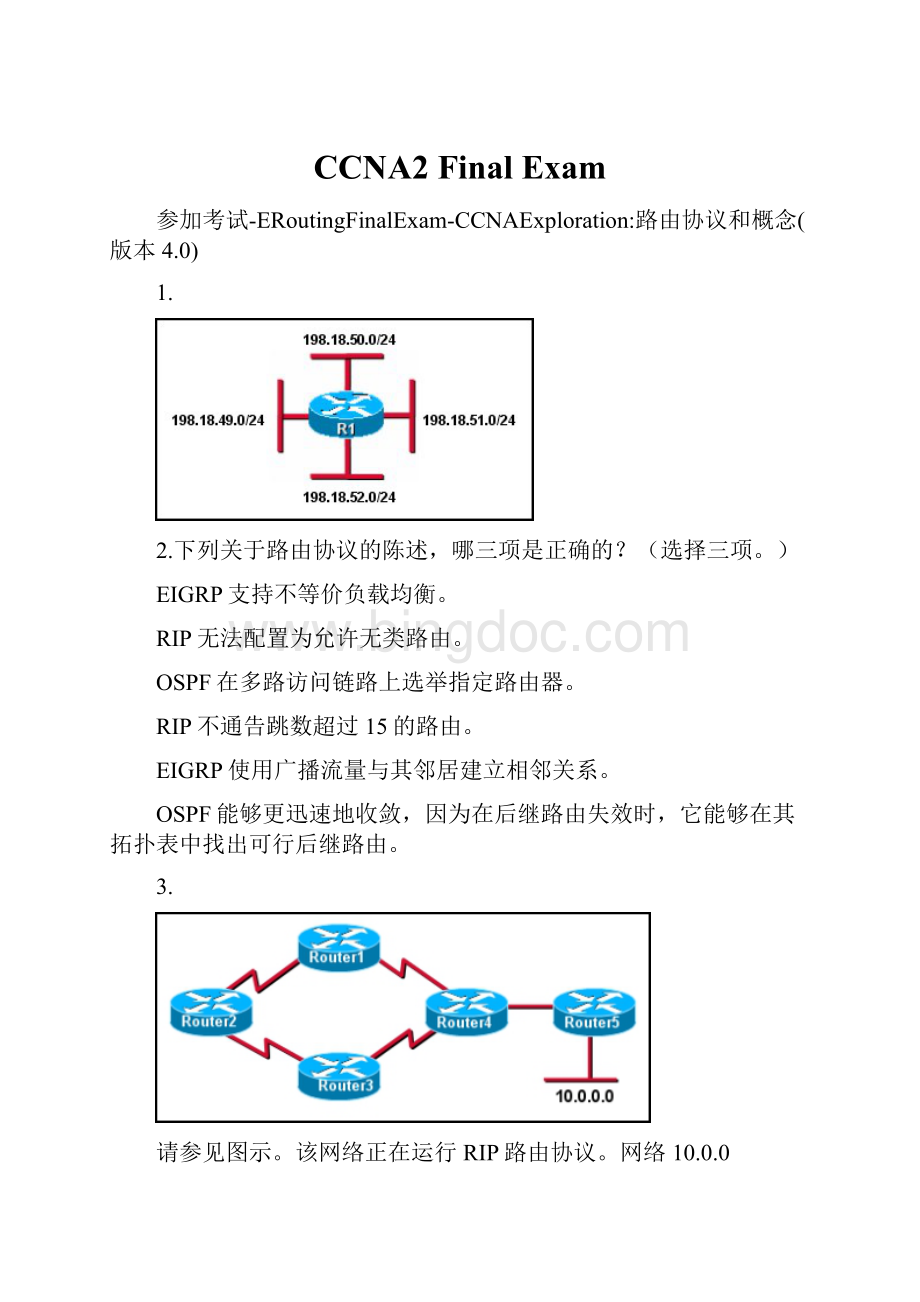 CCNA2 Final Exam.docx