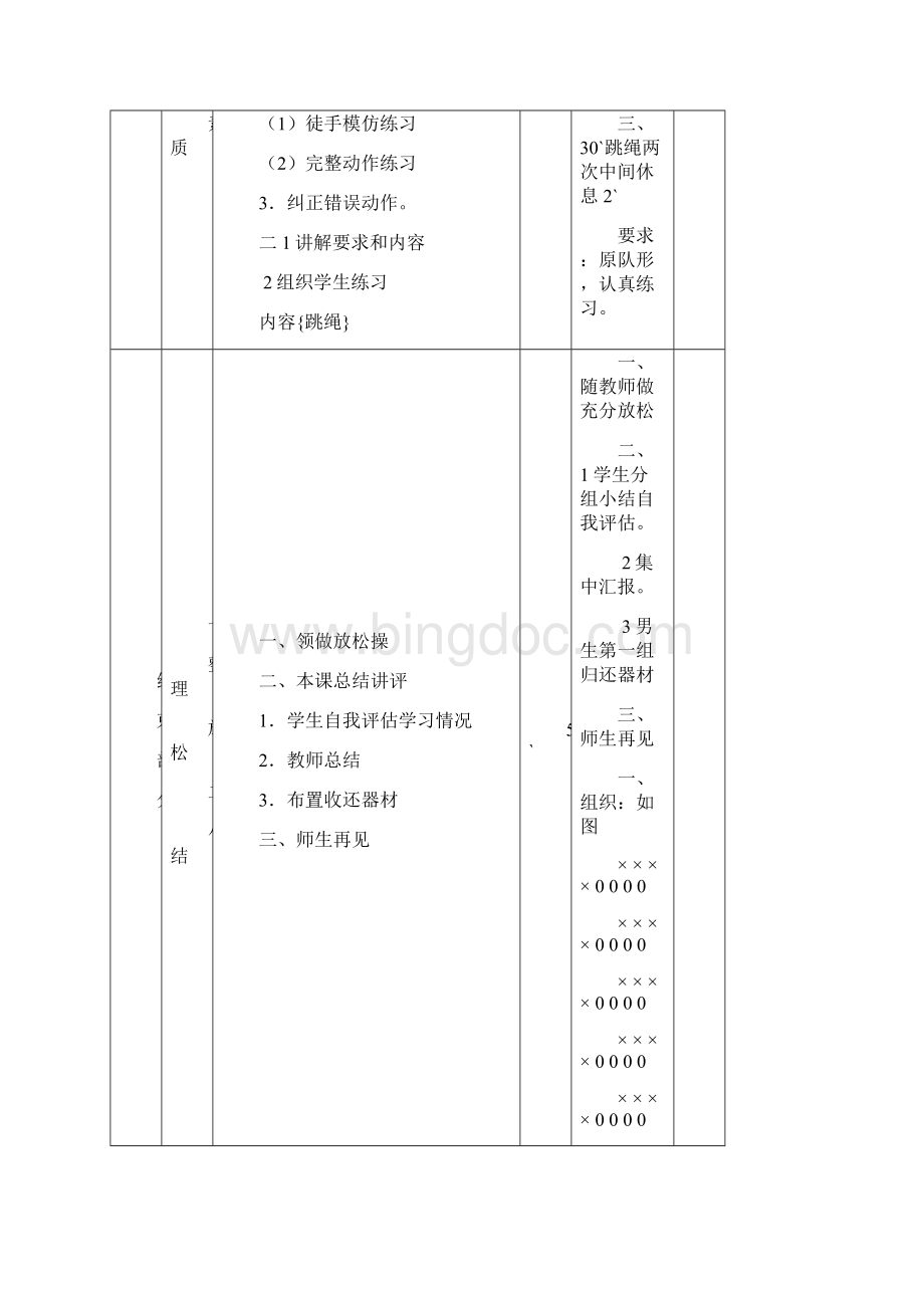 重点初中八年级初二体育教学教案全集.docx_第3页