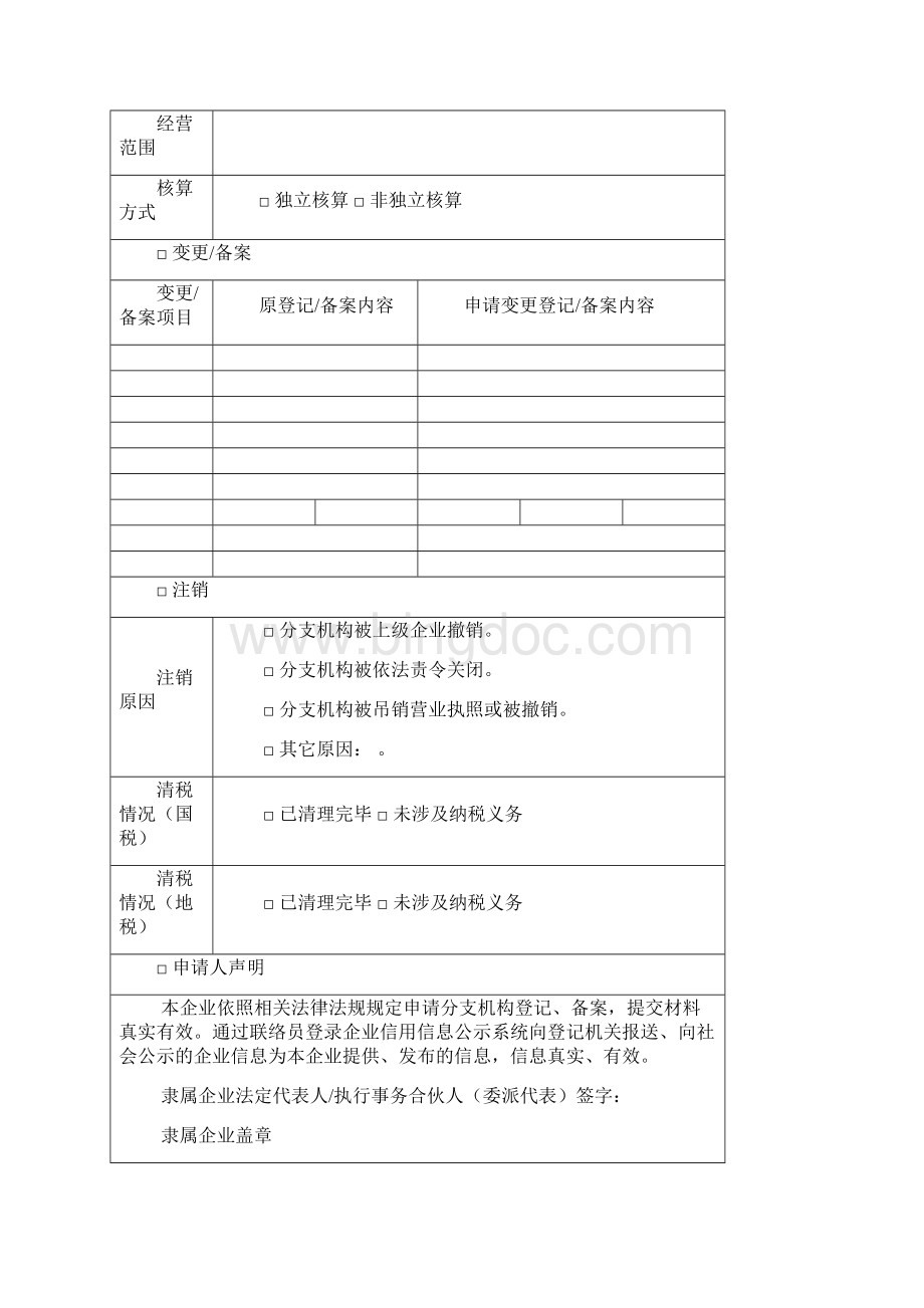 外商投资分支机构表.docx_第2页