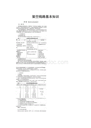 架空线路基本知识.docx