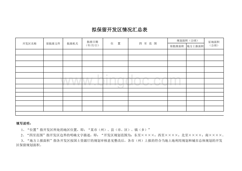 拟保留开发区情况汇总表.xls